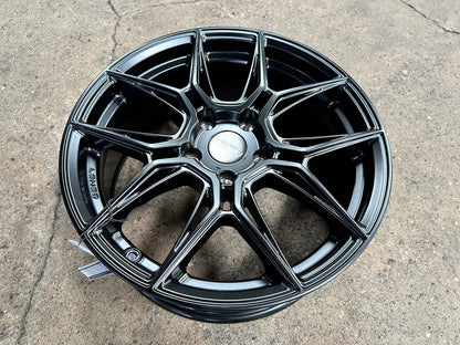 New 17X7 ET35 Lenso Draken Rim (4 wheel) Matt Black 5X114.3