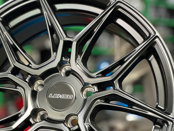 New 17X7 ET35 Lenso Draken Rim (4 wheel) Matt Black 5X114.3