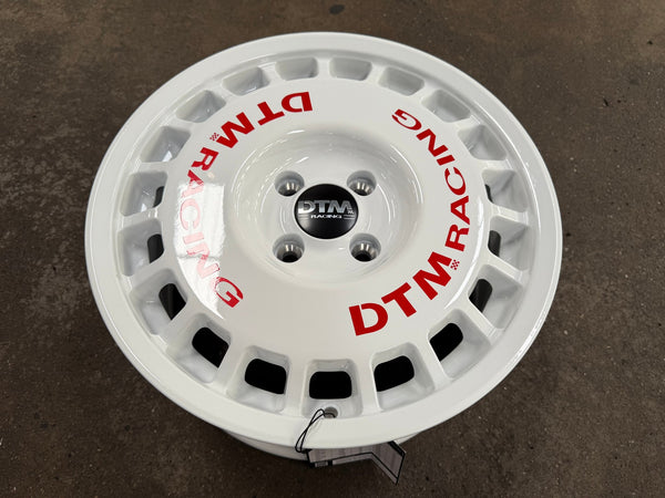 New 15X7 ET38 Lenso DTM Rim (4 wheel) Gloss White 4X100