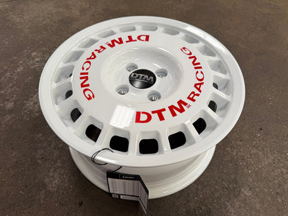 New 15X7 ET38 Lenso DTM Rim (4 wheel) Gloss White 4X100