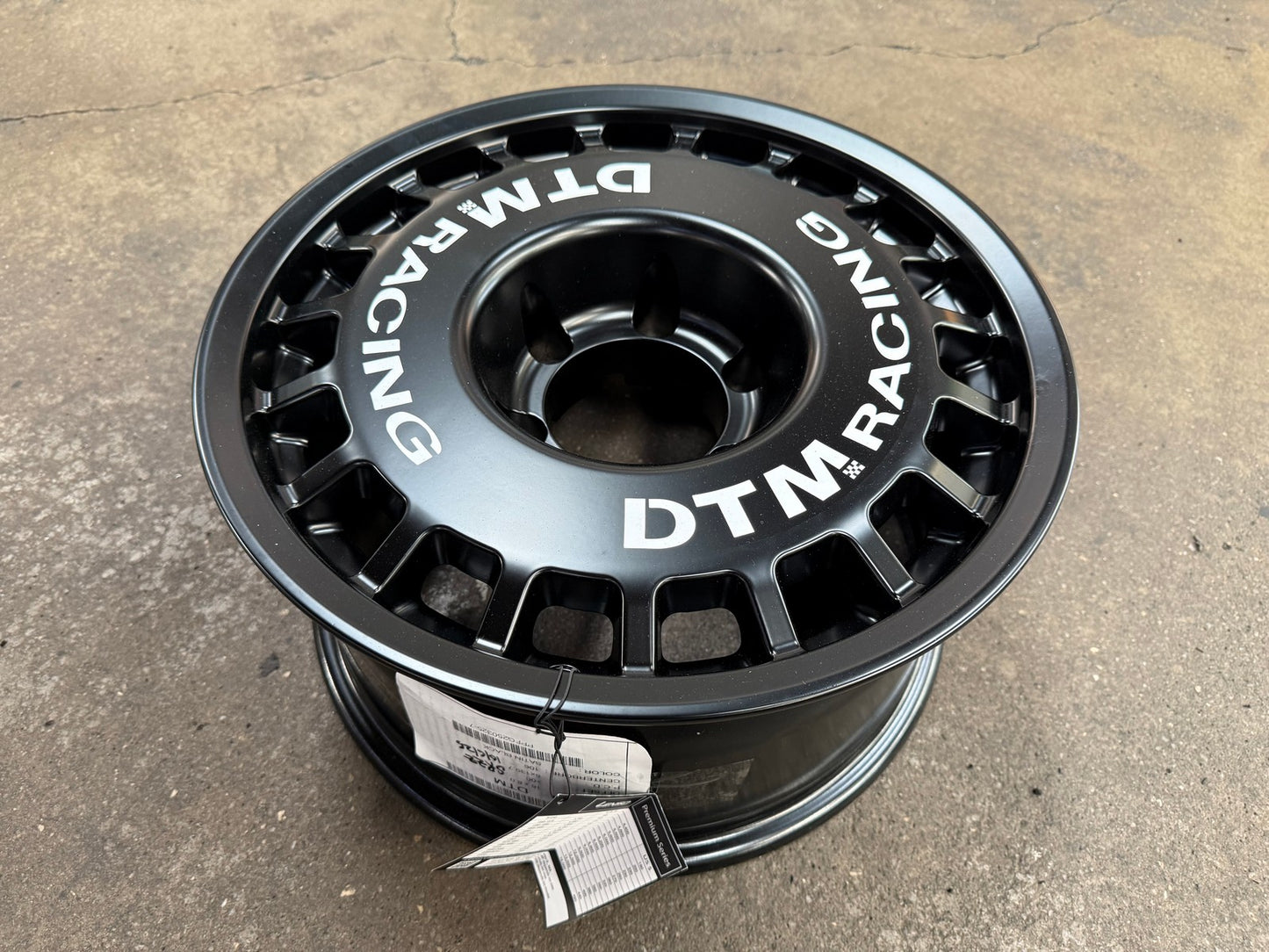 New 16X8 ET0 Lenso DTM Rim (4 wheel) Matt Black 6X139.7