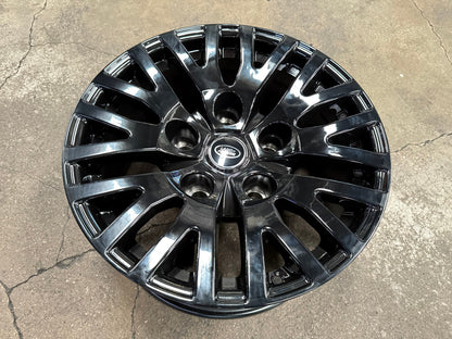 New 18X9 ET0 Land Rover Design Defender Kahn Rim (5 wheel) Gloss Black 5X165.1