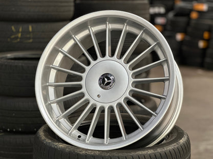 New 18X8.5 ET13 Alpina Classic Rim (4 wheel) Gloss Silver 5X120