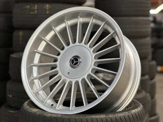 New 18X8.5 ET13 Alpina Classic Rim (4 wheel) Gloss Silver 5X112