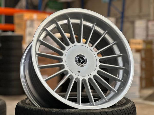 New 18X8.5 ET13 Alpina Classic Rim (4 wheel) Gloss Silver 5X112