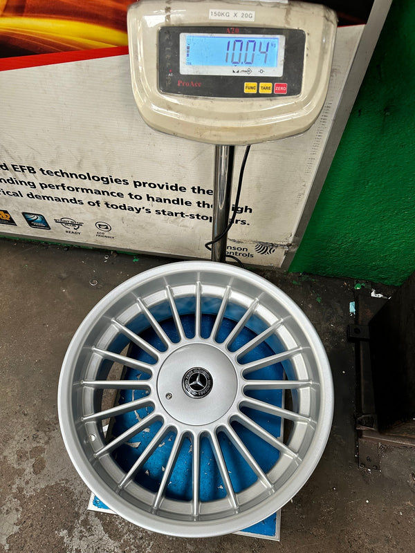 New 18X8.5 ET13 Alpina Classic Rim (4 wheel) Gloss Silver 5X112