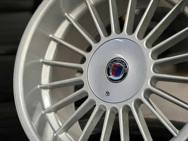 New 18X9.5 ET20 Alpina Classic Rim (4 wheel) Gloss Silver 5X120