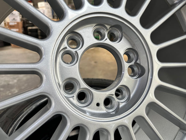 New 18X9.5 ET20 Alpina Classic Rim (4 wheel) Gloss Silver 5X112