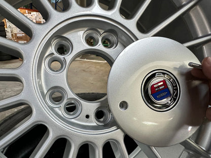 New 18X9.5 ET20 Alpina Classic Rim (4 wheel) Gloss Silver 5X112