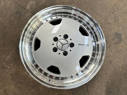 New 18X8.5 ET18 Mercedes Aero Classic Rim (4 wheel) Gloss Silver 5X112