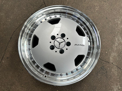 New 18X8.5 ET30 Mercedes Aero Classic Rim (4 wheel) Gloss Silver 5X112