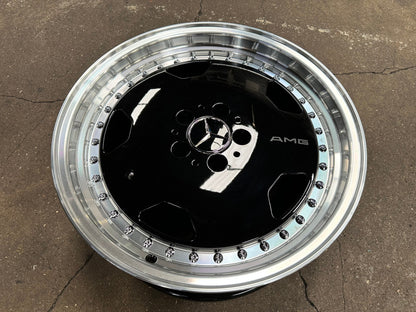 New 18X8.5 ET30 Mercedes Aero Classic Rim (4 wheel) Gloss Black 5X112