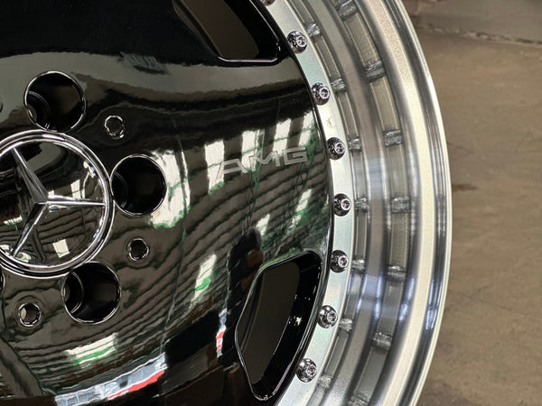 New 18X8.5 ET30 Mercedes Aero Classic Rim (4 wheel) Gloss Black 5X112