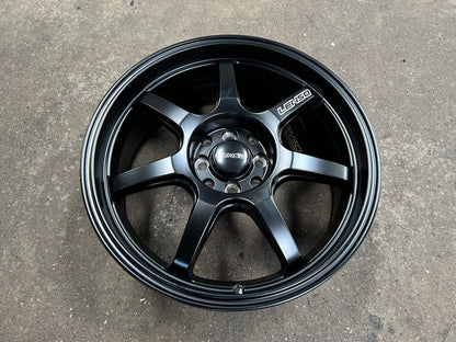 New 17X7 ET35 Lenso Evolt Rim (4 wheel) Matt Black 4X100
