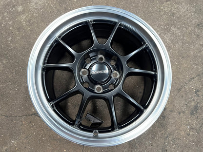 New 15X7 ET40 Lenso Fanatic Rim (4 wheel) Matt Black 4X114.3