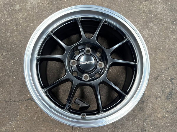 New 15X7 ET40 Lenso Fanatic Rim (4 wheel) Matt Black 4X114.3