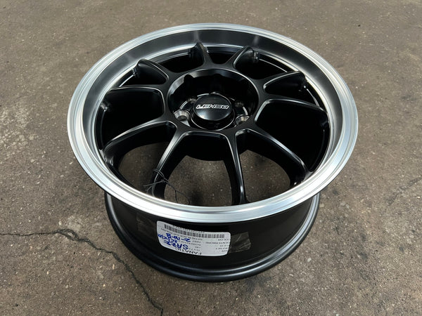 New 15X7 ET40 Lenso Fanatic Rim (4 wheel) Matt Black 4X114.3