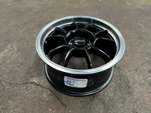 New 15X7 ET40 Lenso Fanatic Rim (4 wheel) Matt Black 4X114.3