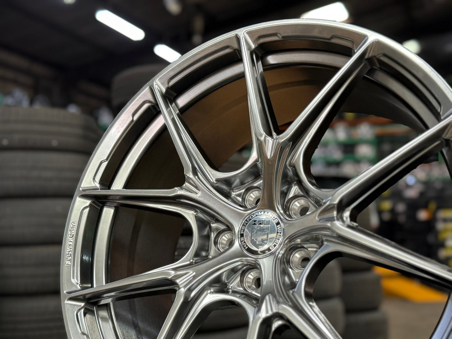 New 19X8.5 ET35 HRE Design Rim (4 wheel) Gloss Silver 5X108