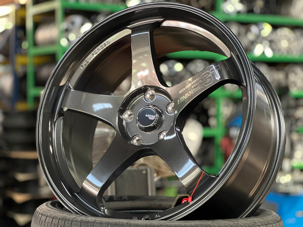 New 19X8.5 ET38 FFGT039 Rim (4 wheel) Gloss Gunmetal 5X114.3