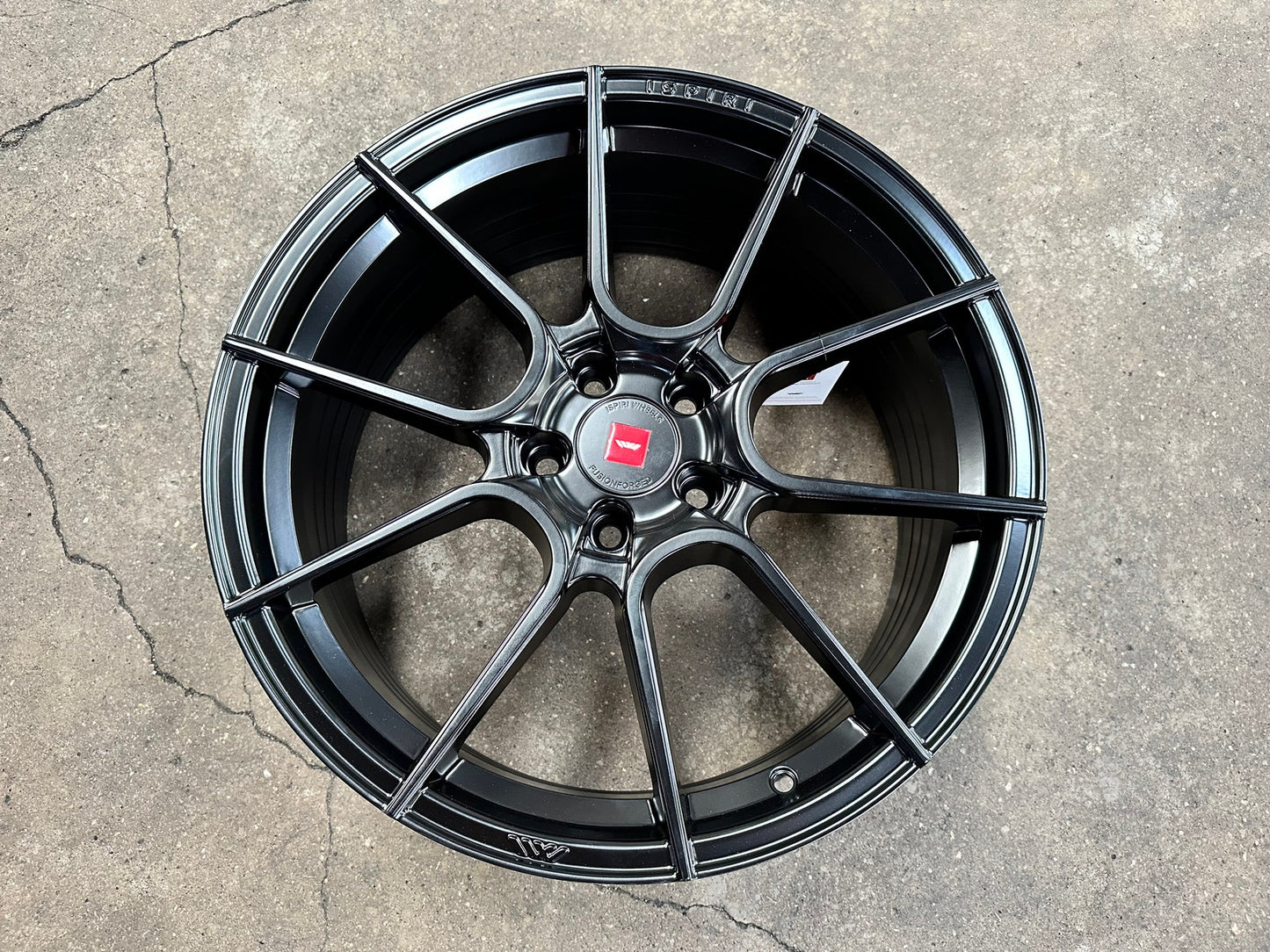 New 19X8.5 ET43 Ispiri FFP6 Rim (4 wheel) Matt Black 5X112