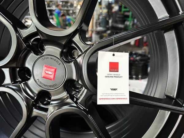 New 19X8.5 ET43 Ispiri FFP6 Rim (4 wheel) Matt Black 5X114.3