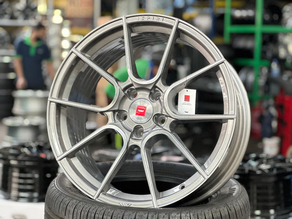 New 19X8.5 ET43 Ispiri FFP6 Rim (4 wheel) Gloss Gunmetal 5X112