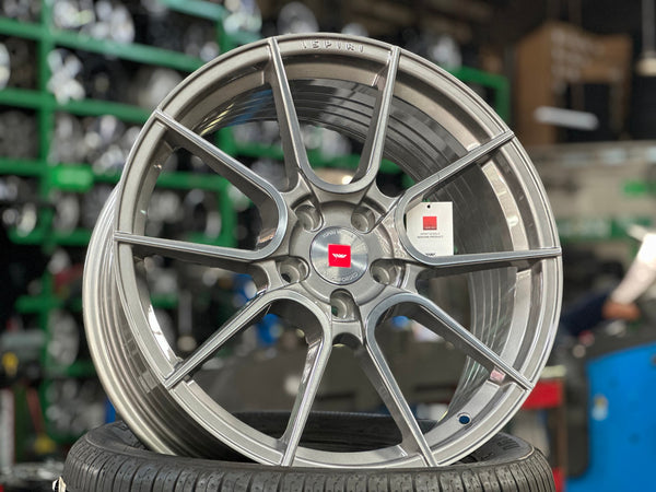 New 19X8.5 ET43 Ispiri FFP6 Rim (4 wheel) Gloss Gunmetal 5X112