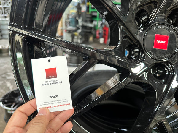 New 19X8.5 ET30 Ispiri FFRM Rim (4 wheel) Gloss Black 5X114.3