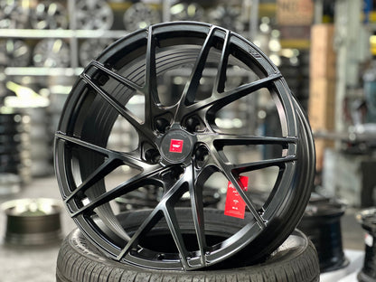 New 19X8.5 ET30 Ispiri FFRM Rim (4 wheel) Matt Black 5X112