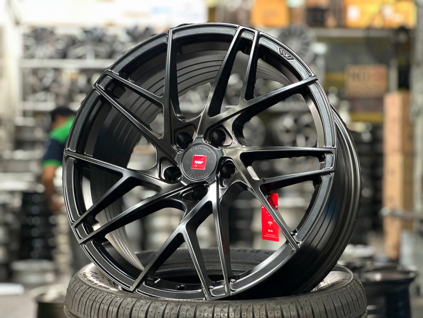 New 19X8.5 ET30 Ispiri FFRM Rim (4 wheel) Matt Black 5X112
