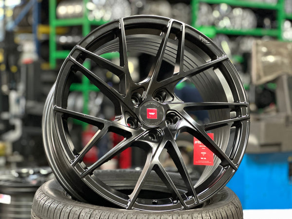 New 19X8.5 ET30 Ispiri FFRM Rim (4 wheel) Matt Black 5X112