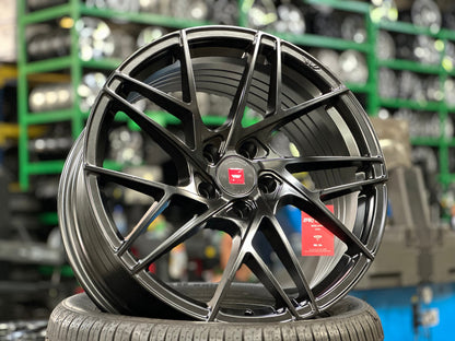 New 19X8.5 ET30 Ispiri FFRM Rim (4 wheel) Matt Black 5X112