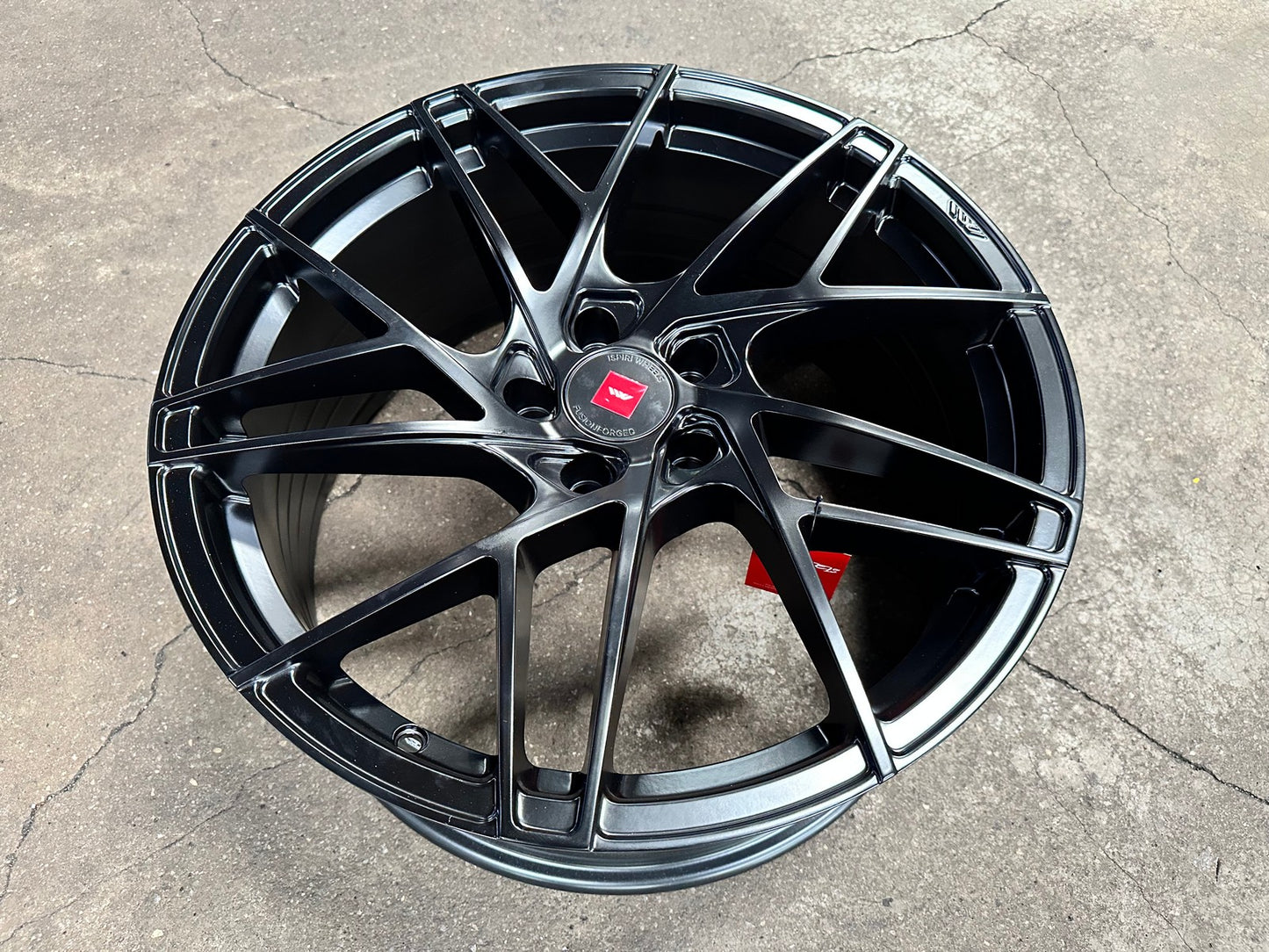 New 19X8.5 ET30 Ispiri FFRM Rim (4 wheel) Matt Black 5X114.3