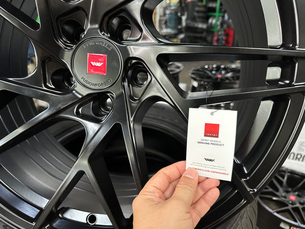 New 19X8.5 ET30 Ispiri FFRM Rim (4 wheel) Matt Black 5X112