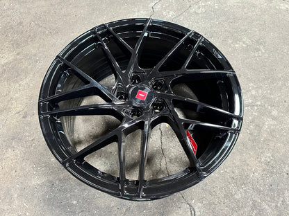 New 19X8.5 ET43 Ispiri FFRM Rim (4 wheel) Gloss Black 5X112