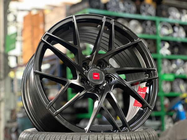 New 19X8.5 ET43 Ispiri FFRM Rim (4 wheel) Matt Black 5X112