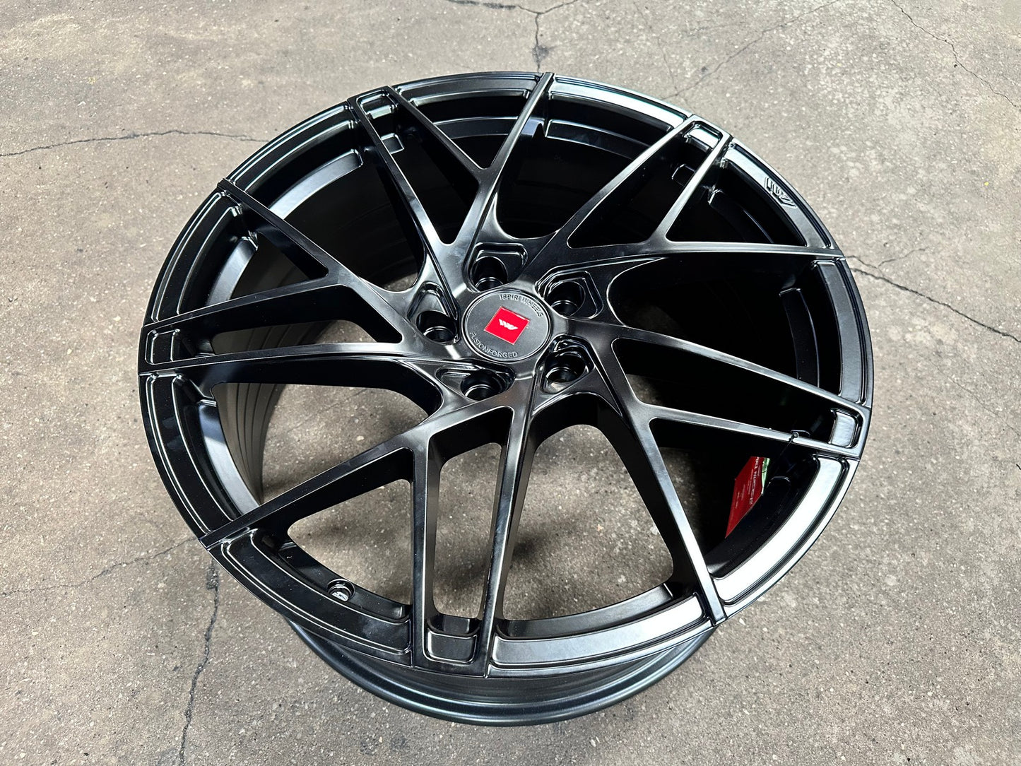 New 19X8.5 ET43 Ispiri FFRM Rim (4 wheel) Matt Black 5X112
