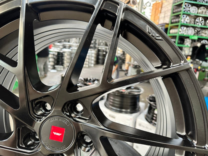 New 19X8.5 ET43 Ispiri FFRM Rim (4 wheel) Matt Black 5X112