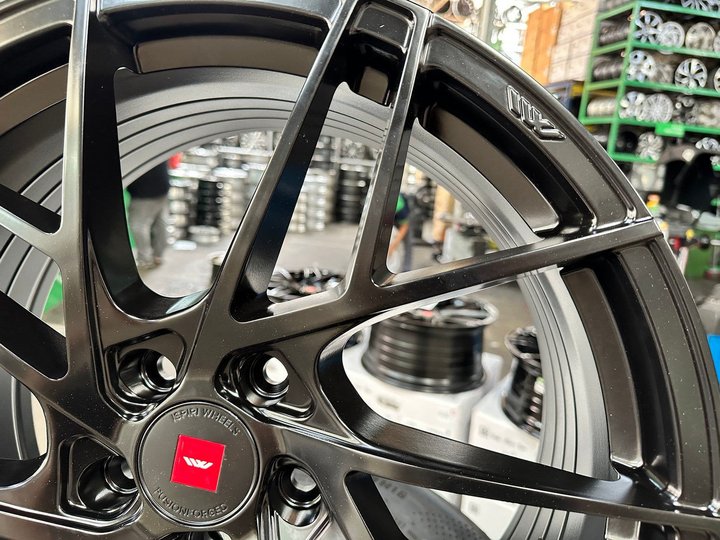 New 19X8.5 ET43 Ispiri FFRM Rim (4 wheel) Matt Black 5X114.3