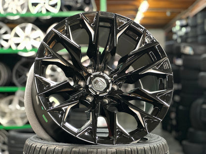 New 20X10 ET-18 Fuel Rim (4 wheel) Gloss Black 6X139.7