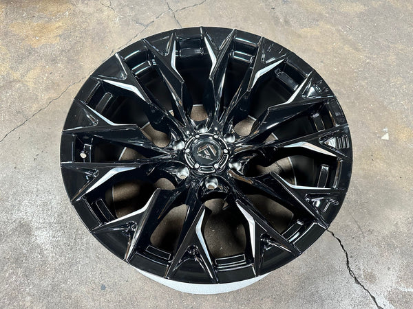 New 20X10 ET-18 Fuel Rim (4 wheel) Gloss Black 6X139.7