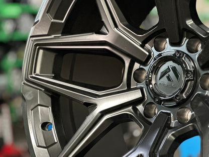 New 20X10 ET-18 Fuel Flux Rim (4 wheel) Matt Black 6X139.7