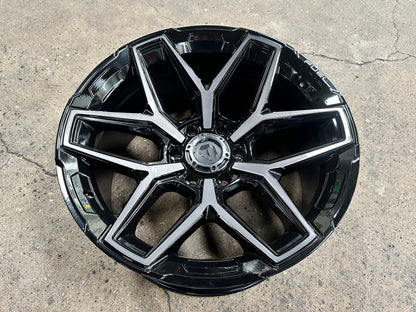New 20X10 ET-18 Fuel Flux Rim (4 wheel) Gloss Black PF 6X139.7