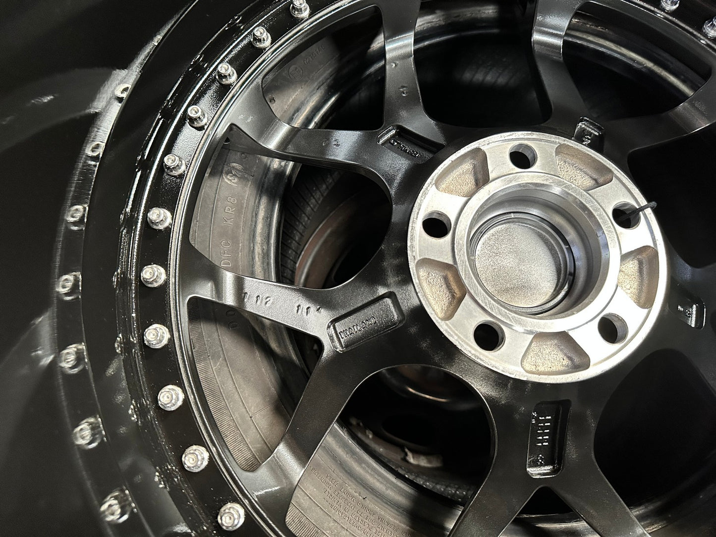 New 19X8.5 ET43 G Forged GF01 Rim (4 wheel) Gloss Silver 5X112