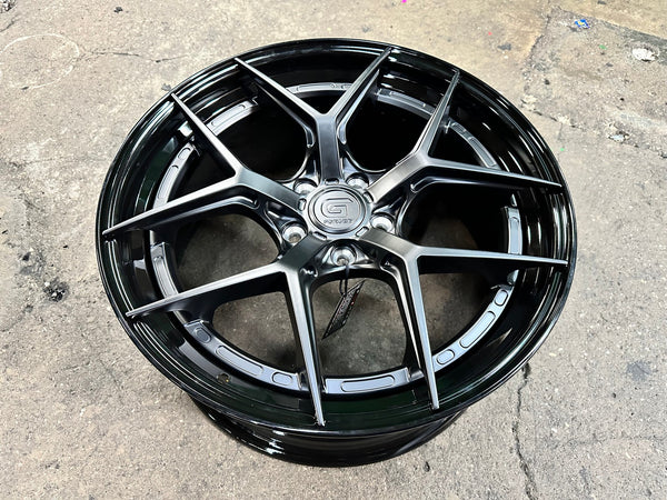 New 19X8.5 ET43 G Forged GF01 Rim (4 wheel) Matt Black 5X114.3