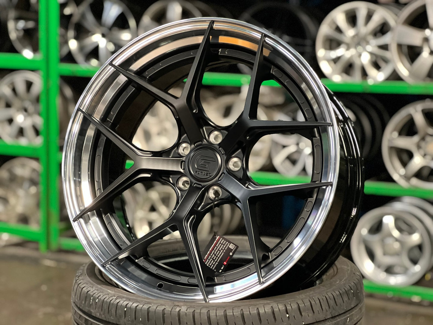 New 20X8.5 ET40 G Forged GF01 Rim (4 wheel) Matt Black 5X114.3
