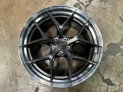 New 20X8.5 ET40 G Forged GF01 Rim (4 wheel) Matt Black 5X112