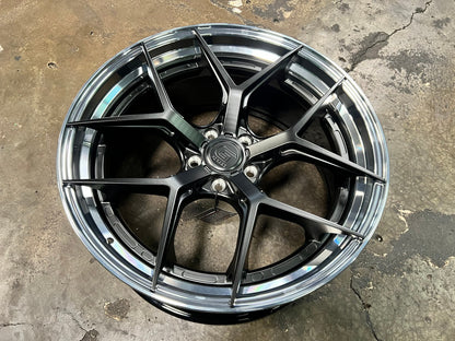 New 20X8.5 ET40 G Forged GF01 Rim (4 wheel) Matt Black 5X114.3