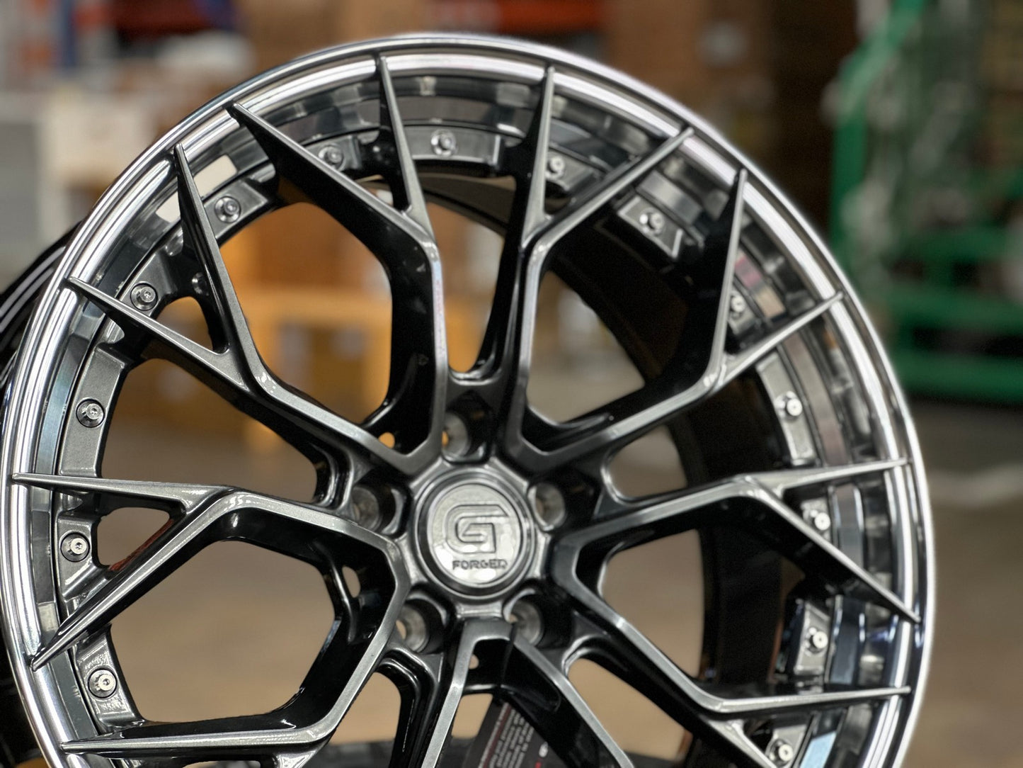 New 20X8.5 ET33 G Forged GF09 Rim (4 wheel) Hyper Black 5X120